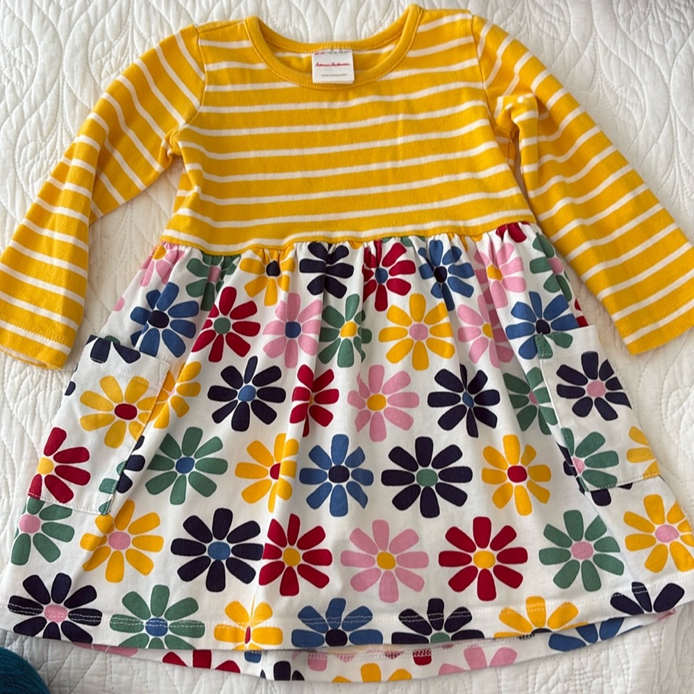 Hanna Andersson dress with pockets 18-24 months EUC